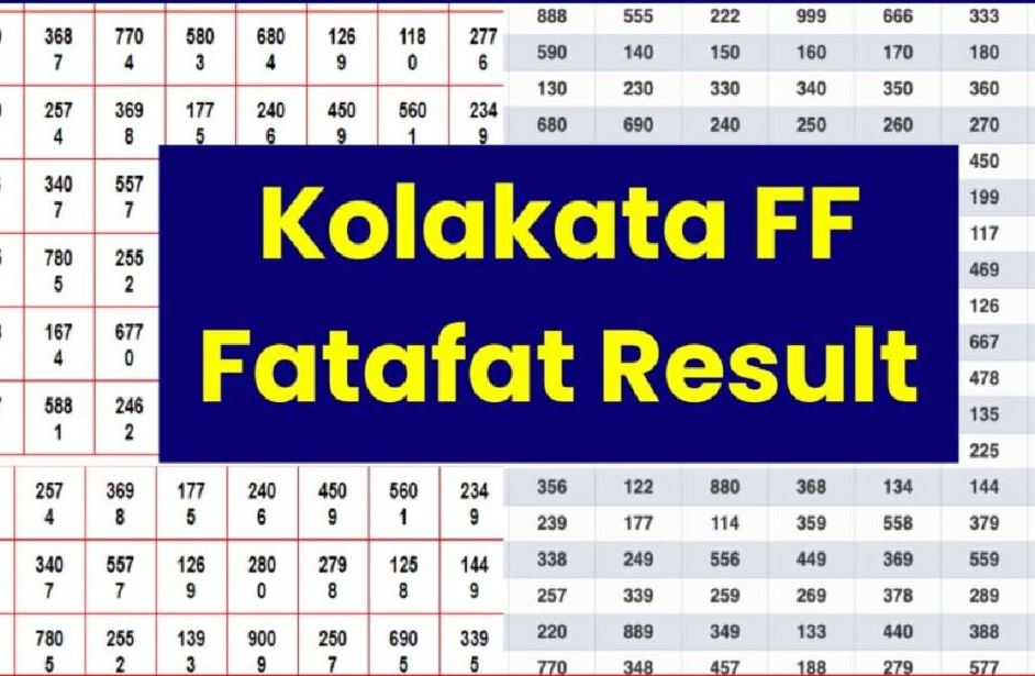 Kolkata FF Fatafat Result Today